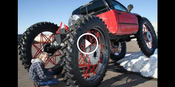The YETI Concept TRUCK Can Drive Through SNOW That Is MORE THAN 3 FEET DEEP!!! MUST SEE This EX DODGE RAM 3500 With ITS 76-Inch TRACTOR TIRES!!! 621