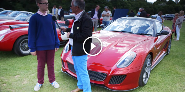 luckiest kid 12 year old who owns 3 Ferraris