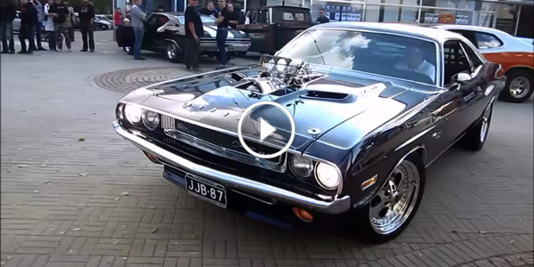 Blown 572 Hemi 1970 Dodge Challenger RT