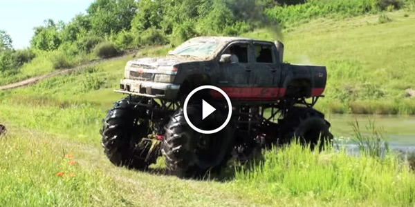 MONSTER DIESEL POWERED COLORADO MUD TRUCK