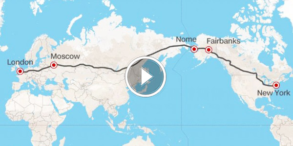 Russia Reveals Plans for SUPERHIGHWAY LONDON to NEW YORK