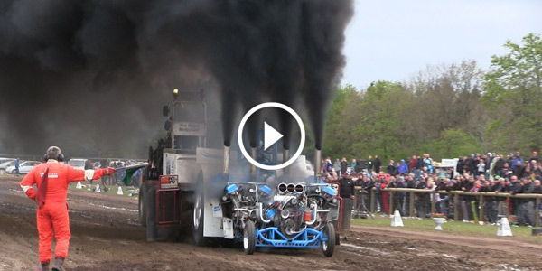 MODIFIED TRACTOR Slædehunden 4500kg Modified 1st DM Tractor Pulling