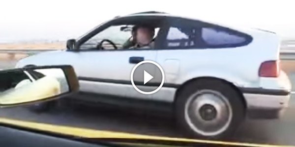 Lambo vs Honda CRX hatchback