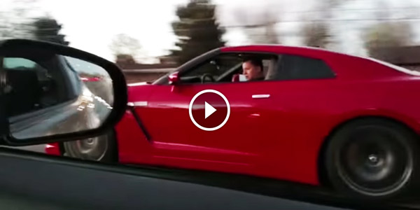 Twin Turbo 370z Destroys GTR