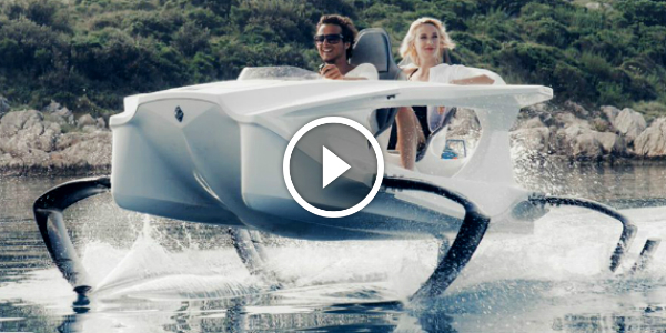 Electric Watercraft Now It Is Possible To LEVITATE Above The WATER SURFACE! Check Out The FUTURISTIC VESSEL Called QUADRIFOIL! 2