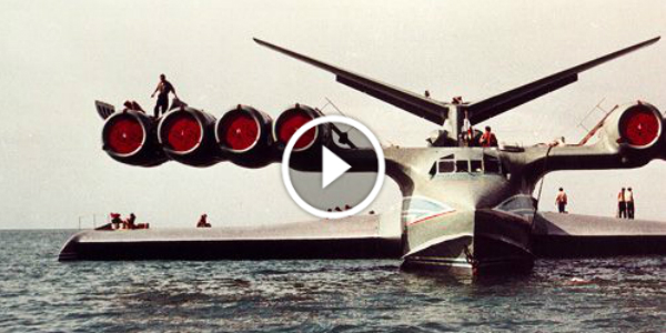 COLD WAR PLANE TOP SECRET COLD WAR AIRCRAFT Heavily BOOSTED FLYING BOAT From RUSSIA That Can Run 400+ MPH! DON’T MISS This! 23