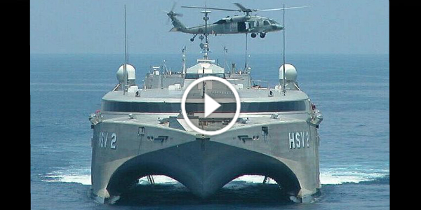 The Main NAVY ASSISTANT Is An Extremely FAST HSV 2 SWIFT!!! Feel Its TOP SPEED Of 48 KNOTS!!! 34