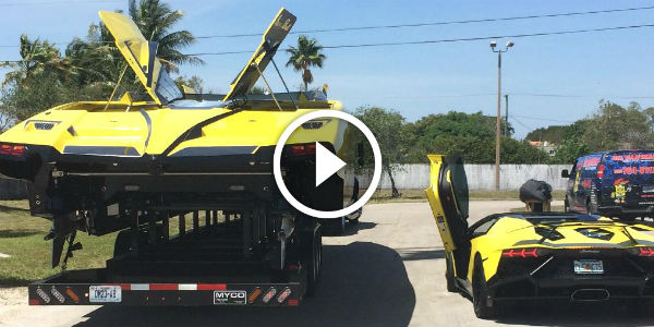 lamborghini speed boat