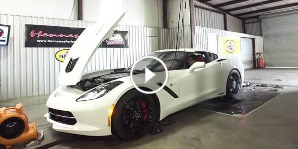 HENNESSEY CORVETTE 2015 HPE1000 Supercharged C7 Corvette Dyno Tested
