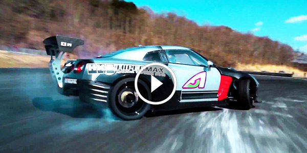 Daigo Saito's 1000HP HKS HKS GTR R35 GTR Formula D Shakedown