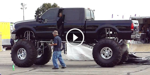 Lifted F350 at DUB Anaheim 1