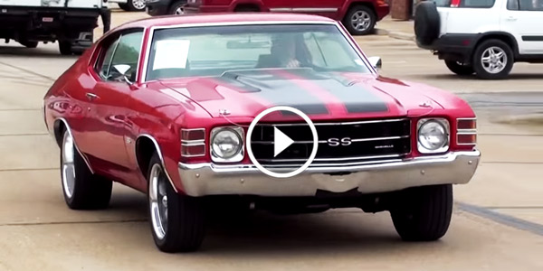 1 V8 Stroker Wicked Sounding 1971 Chevelle 406 Stroker V8 Roller Cam Chevy