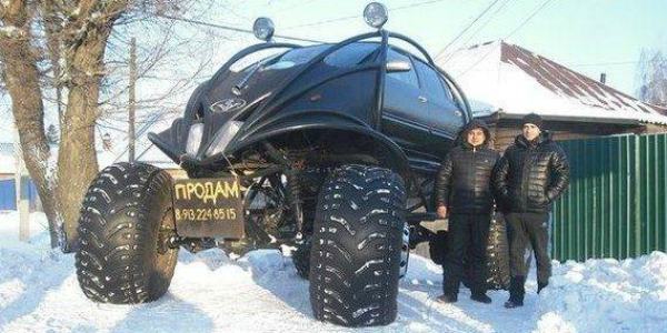 Is This A Nissan Maxima It Used To Be But The Russians Transformed It Into A MASSIVE MACHINE! Check It Out! 33