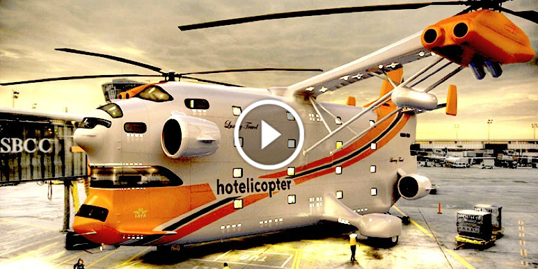 Spending The Night With Your Beloved In A HOTEL Too Mainstream! Instead Do That In A The Flying HOTELICOPTER! 12