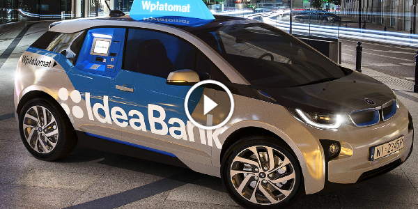 WOW! MOBILE ATM In A BMW i3! If You Need CASH Just Tap The Phone Tablet Screen & It Is Right There! 344