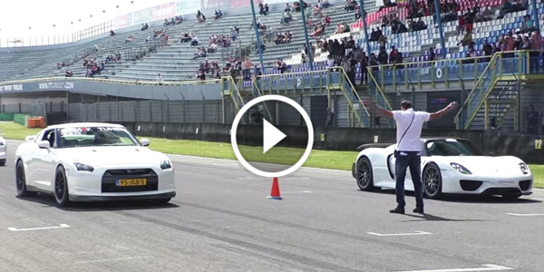 1325HP Nissan GTR vs Porsche 918 SupercarSunday 2015