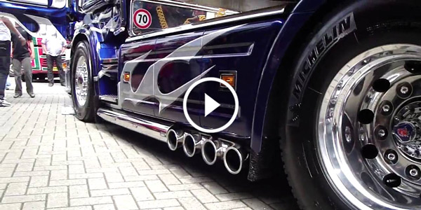 Blue shark scania r620 truckstar festival 2010