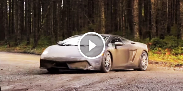 The Lamborghini WRC Stage One In Rally Action 4