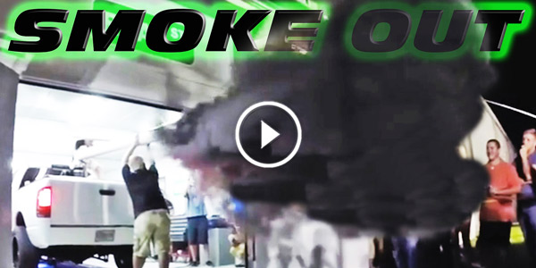 DODGE CUMMINS Turbo Diesel Truck SMOKES OUT Car Show