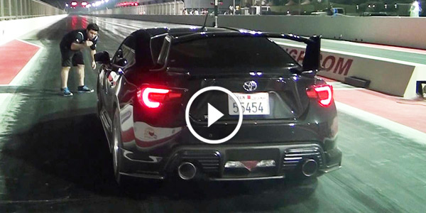 World Fastest Toyota GT 86-2JZ Runs 9.1 256 KMH Built By EKanooRacing