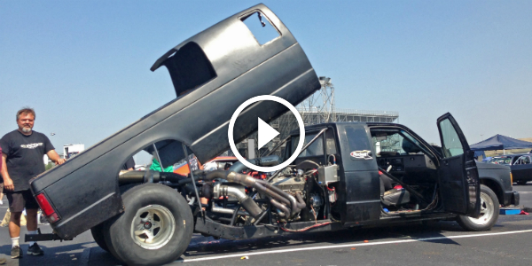 8-Second CRAZY Pick Up With a Mid-Engine 76mm Twin-Turbo Big Block Chevy Motor! 3