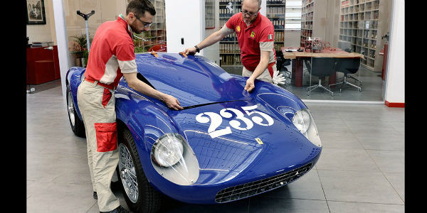FERRARI RESTORE 1954 500 MONDIAL SPYDER Porfirio Rubiosa 22