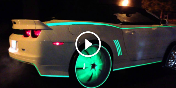 GLOW IN THE DARK Car Paint Supercars 4