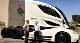 WALMART FUTURISTIC TRUCK Lightweight Environmentally Friendly 2