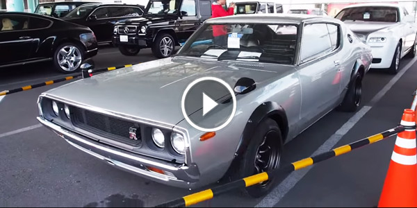 Authentic KENMERI NISSAN Skyline GTR at Auciton in Japan