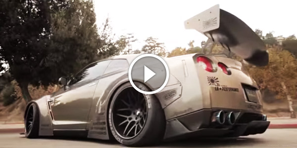 Liberty Walk NISSAN GTR WIDE BODY with lighting by FlyRyde