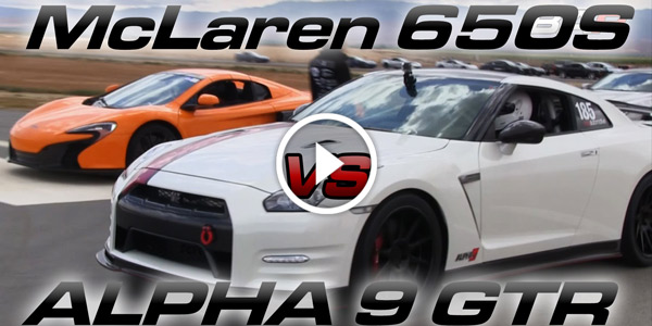2015 MCLAREN 650S vs Alpha 9 GTR