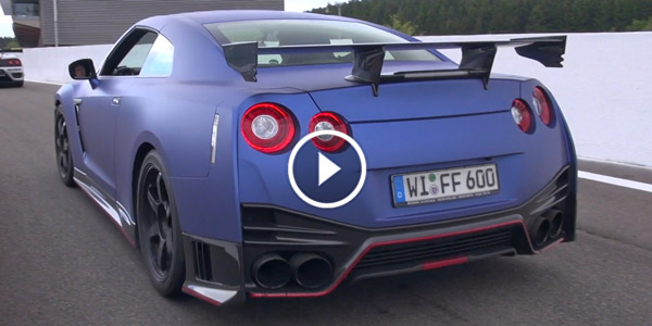 Nissan GTR Nismo Accelerations on the track