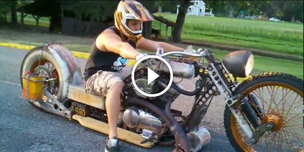 Rat Rod bike redneck limo