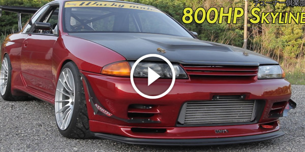 800HP Time Attack 1993 NISSAN SKYLINE R32 Wacky Mate