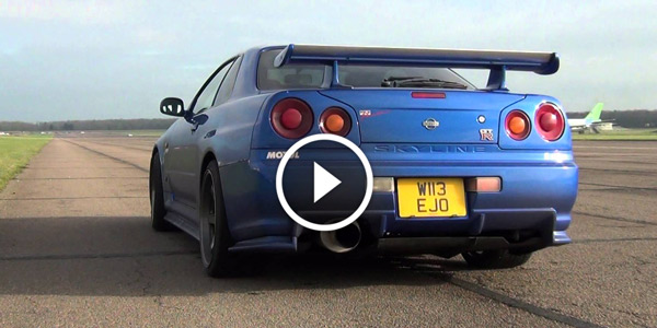 R34 GTR SKYLINE LAUNCH CONTROL and soundgasm