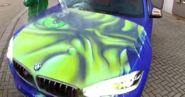 BMW X6 BECOMES An INCREDIBLE HULK Car 2