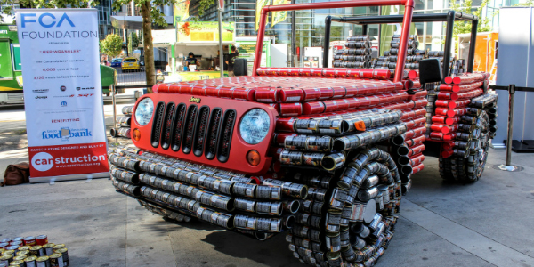 BUILD Out Of CANS Jeep Custom Wrangler Canadians MADE For CHARITY 411