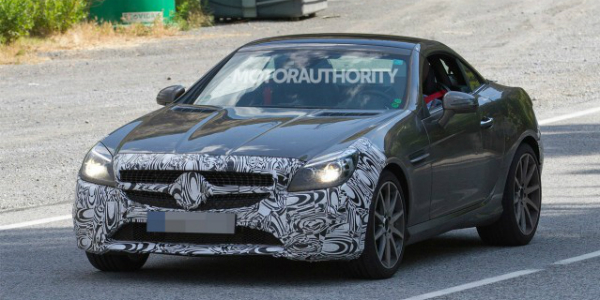 SPY SHOTS! Have A FIRST LOOK At The 2017 Mercedes Benz SLC450 amg