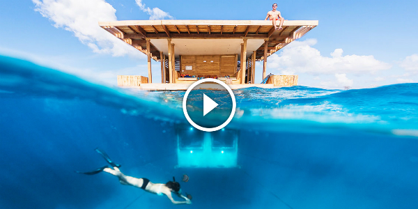 Sleep With The Fish In An UNDERWATER BEDROOM 12