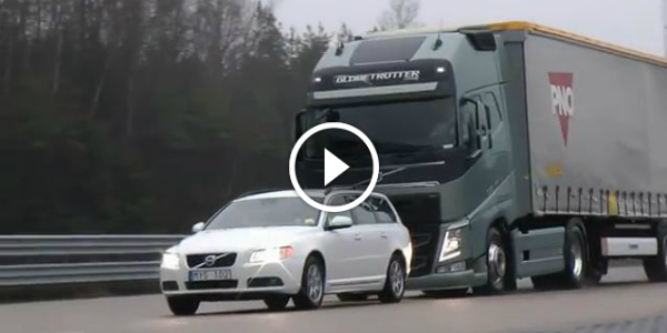 VOLVO Presents The Revolutionary Emergency Truck Braking System 52