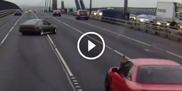 CRAZY DRIFTER WARNING What NOT To Do When You Are On A Highway! STAY AWAY From Drivers Like This One 41