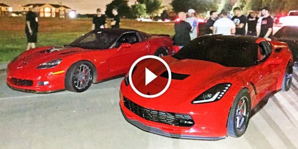 Corvette Street Race C6 Z06 vs CORVETTE C7 STINGRAY