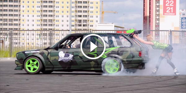 Drift Show for Girl BMW E30 DRIFTING