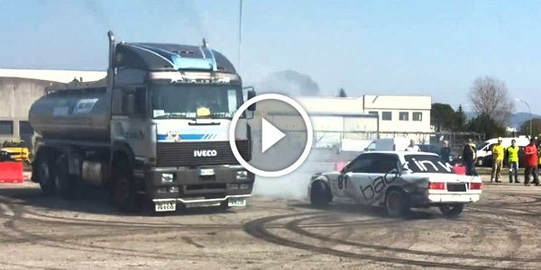 Iveco Turbostar vs BMW Burnout IVECO TURBOSTAR