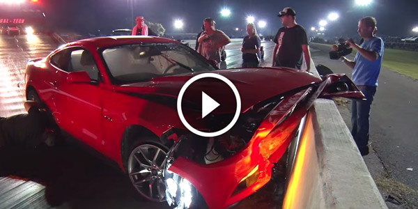 2015 Mustang Drag Racing FAIL