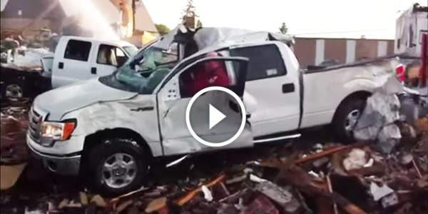 wrecked ford f150 Kelleher Ford Dauphin New Meaning to Built Ford Tough