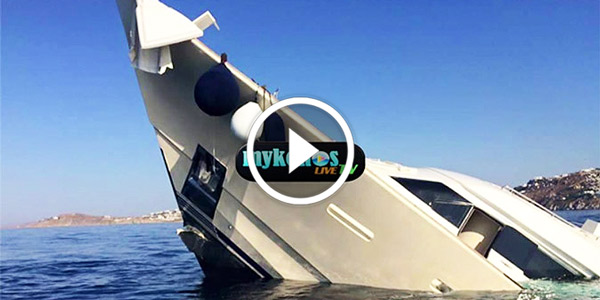 yacht sinks in greece