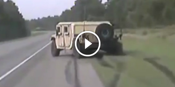 20 MILE POLICE CHASE After STOLEN MILITARY STOLEN HUMVEE 12