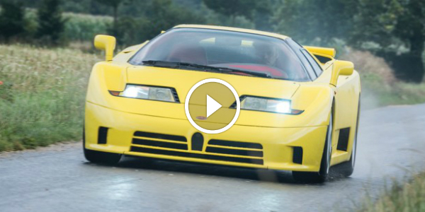 Bugatti Veyron Predecessor Being Tested By Chris Harris 1995 600+ HP Bugatti EB110 SS 32
