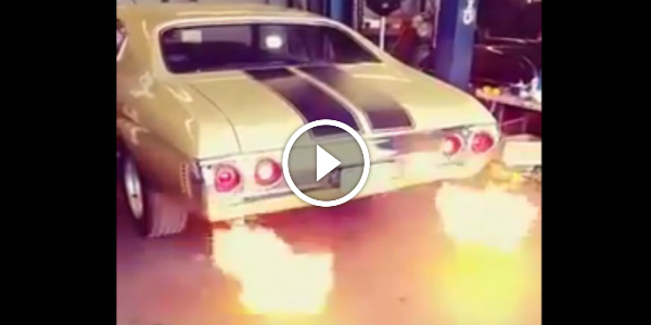 muscle dragon FLAMES SPITTING CHEVROLET CHEVELLE 2